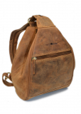 Vintage-Leder Rucksack braun